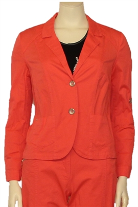 Brandtex orangerød jakke